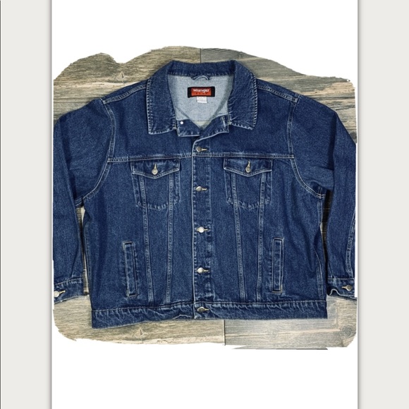 Wrangler Other - Wrangler hero 3XL denim jean jacket front pockets